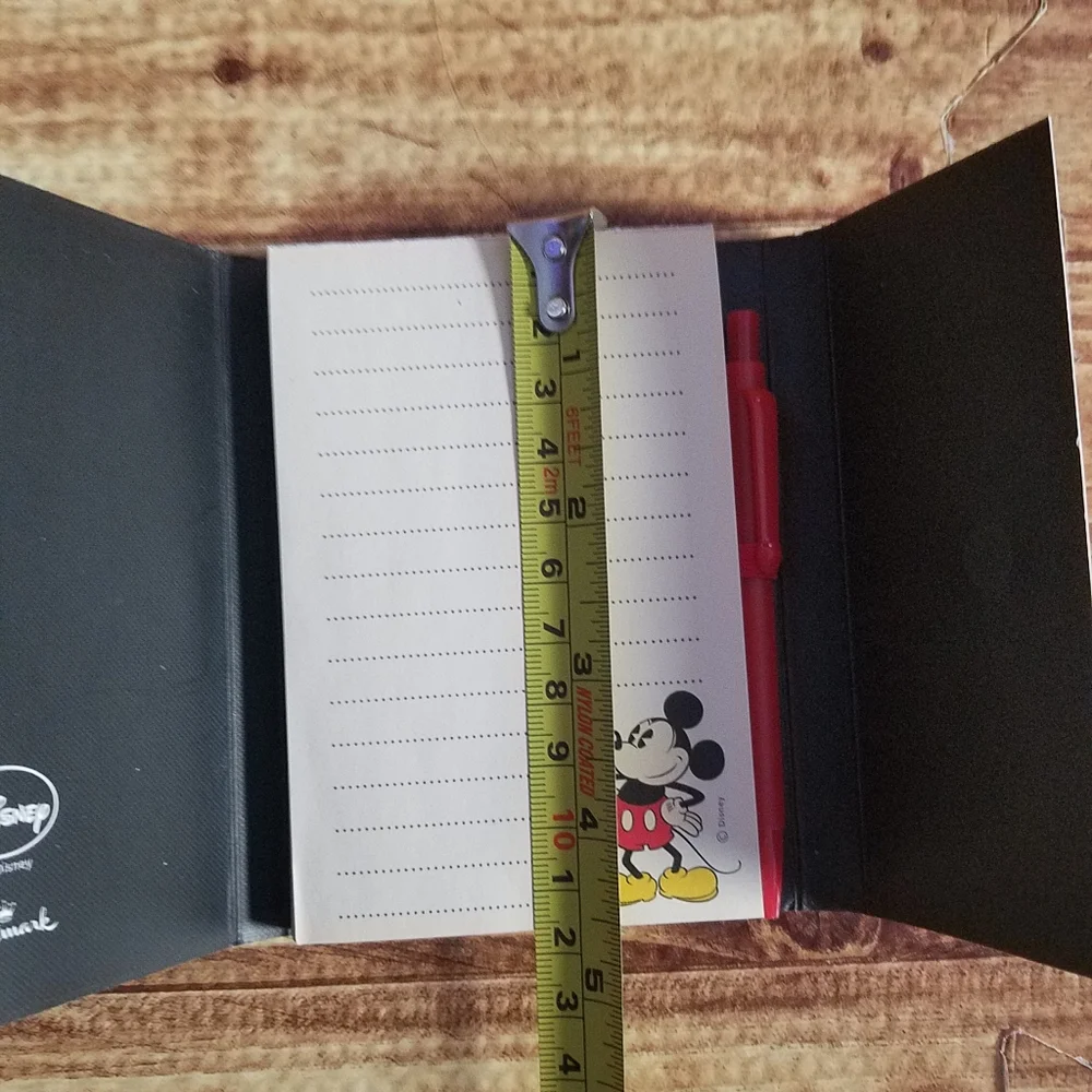 Disney Hallmark Classic Mickey Mouse Notepad Set with Sticky Notes & Pen